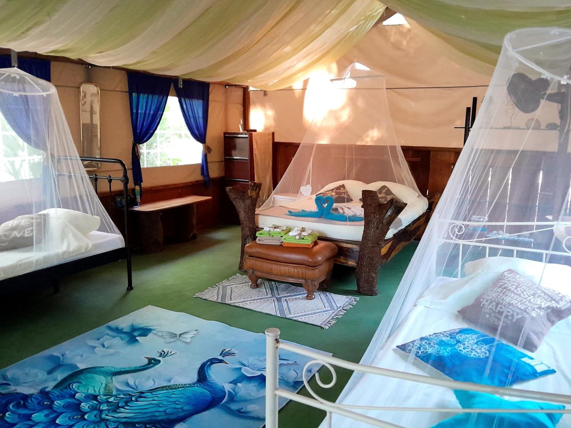 Fully Furnished Family Jungle Tent, Latino Glamping Paquera 호텔 외부 사진